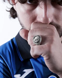 ANELLO CELEBRATIVO ATALANTA CAMPIONE D'EUROPA IN ARGENTO