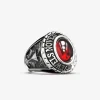 ANELLO CELEBRATIVO OVALE MINI PERSONALIZZABILE IN ARGENTO