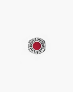ANELLO CELEBRATIVO TONDO MINI PERSONALIZZABILE IN ARGENTO