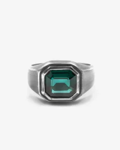 ANELLO CHEVALIER BOLD PUNCH IN ARGENTO