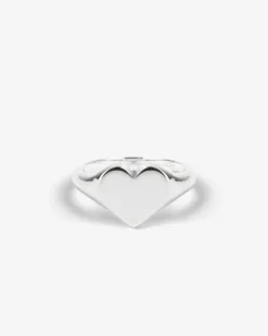 ANELLO CHEVALIER CUORE IN ARGENTO