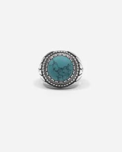 ANELLO CHEVALIER IONICO II CON PIETRA TURCHESE
