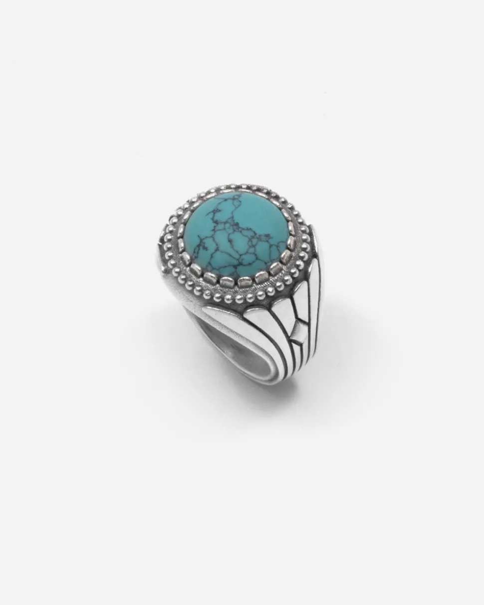 ANELLO CHEVALIER IONICO II CON PIETRA TURCHESE