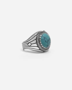 ANELLO CHEVALIER IONICO II CON PIETRA TURCHESE