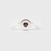 ANELLO CHEVALIER LOVE PROMISE IN ARGENTO CON BRILLANTE A CUORE