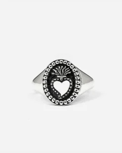 ANELLO CHEVALIER OVALE CUORE EX-VOTO