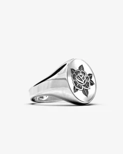 ANELLO CHEVALIER OVALE MEDIO CON INCISIONE PERSONALIZZATA