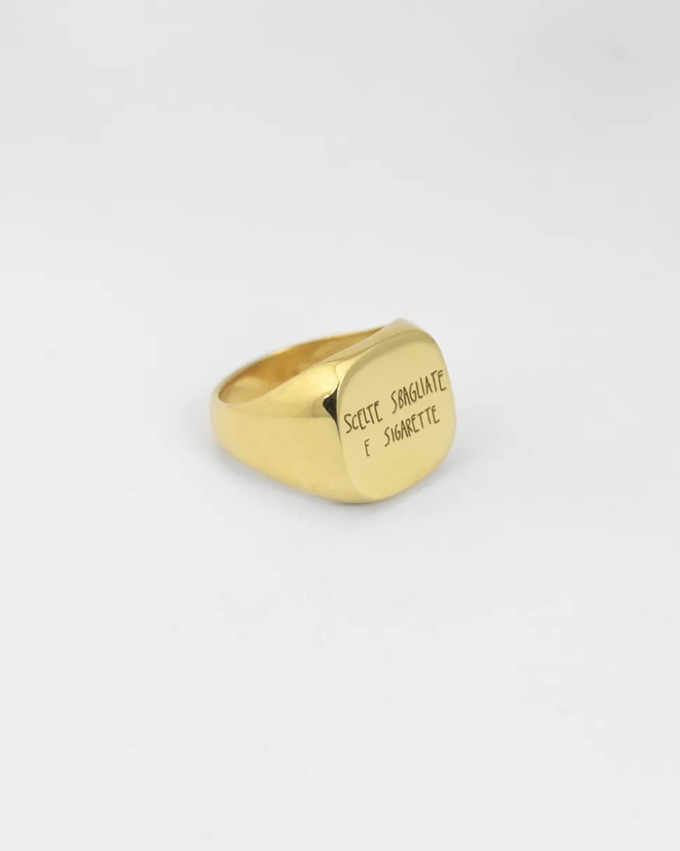 ANELLO CHEVALIER QUADRATO SMUSSATO CSC