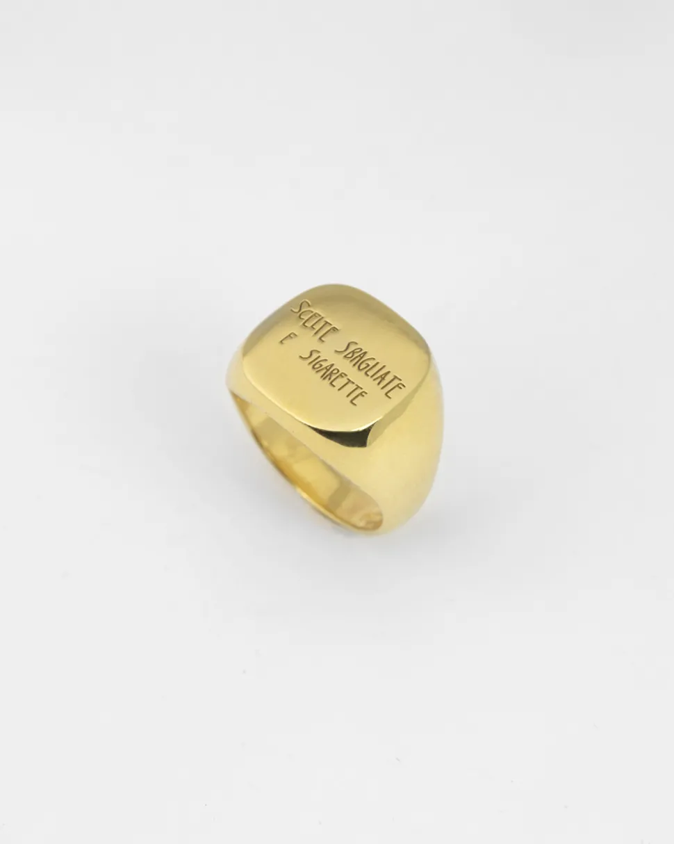 ANELLO CHEVALIER QUADRATO SMUSSATO CSC