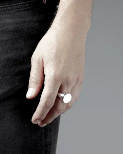 ANELLO CHEVALIER TONDO CON INCISIONE PERSONALIZZATA