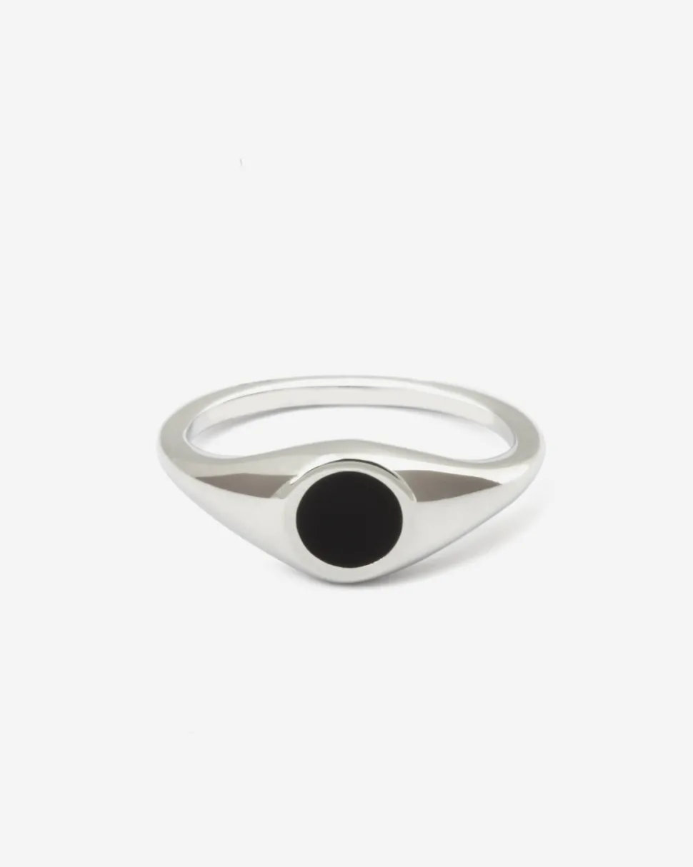 ANELLO CHEVALIER TONDO DA MIGNOLO SMALTATO