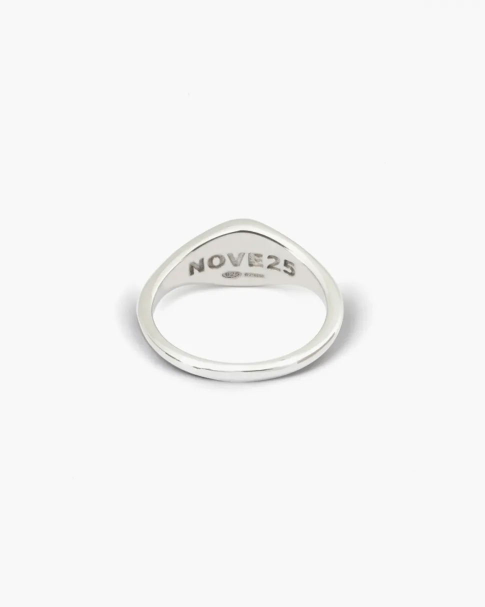 ANELLO CHEVALIER TONDO DA MIGNOLO SMALTATO
