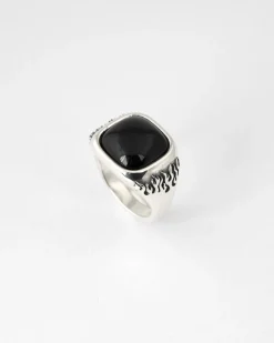 ANELLO CHEVALIER VISION OF SUPER CON PIETRA NERA