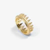 ANELLO CORONA REX MARIS PLACCATO ORO