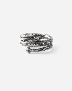 ANELLO DRAGONE CINESE IN ARGENTO