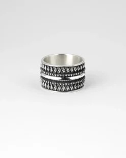 ANELLO FASCIA DECORATA ETNICA