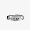 ANELLO FASCIA H4 IN ARGENTO CON INCISIONE PERSONALIZZABILE