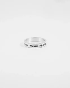 ANELLO FASCIA H4 IN ARGENTO CON INCISIONE PERSONALIZZABILE
