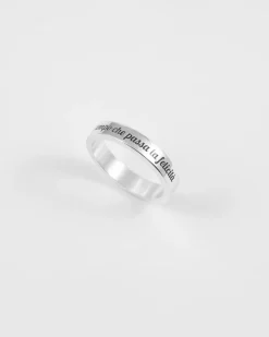ANELLO FASCIA H4 IN ARGENTO CON INCISIONE PERSONALIZZABILE