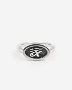 ANELLO FEDONA EYE OF HORUS IN ARGENTO