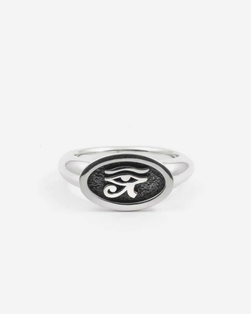 ANELLO FEDONA EYE OF HORUS IN ARGENTO