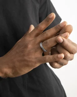 ANELLO FEDONA GRUMETTA IN ARGENTO