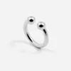 ANELLO PIERCING BOLD IN ARGENTO