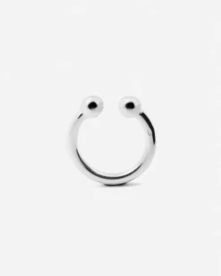 ANELLO PIERCING BOLD IN ARGENTO