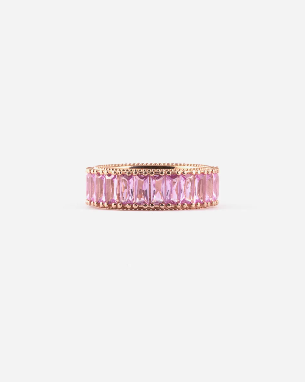 ANELLO PINK GARLAND PLACCATO ORO ROSA CON BRILLANTI