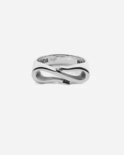 ANELLO PROPAGANDA W/ NOVE25 IN ARGENTO