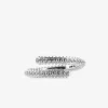 ANELLO PUNTINATO LIGHT STRING CON BRILLANTI