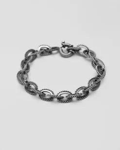 BRACCIALE A CATENA CON DECORO CORDA