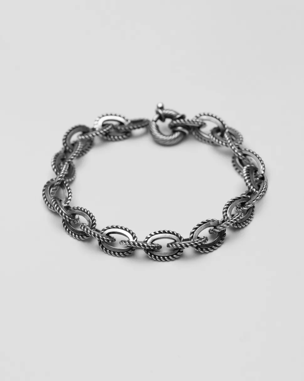 BRACCIALE A CATENA CON DECORO CORDA