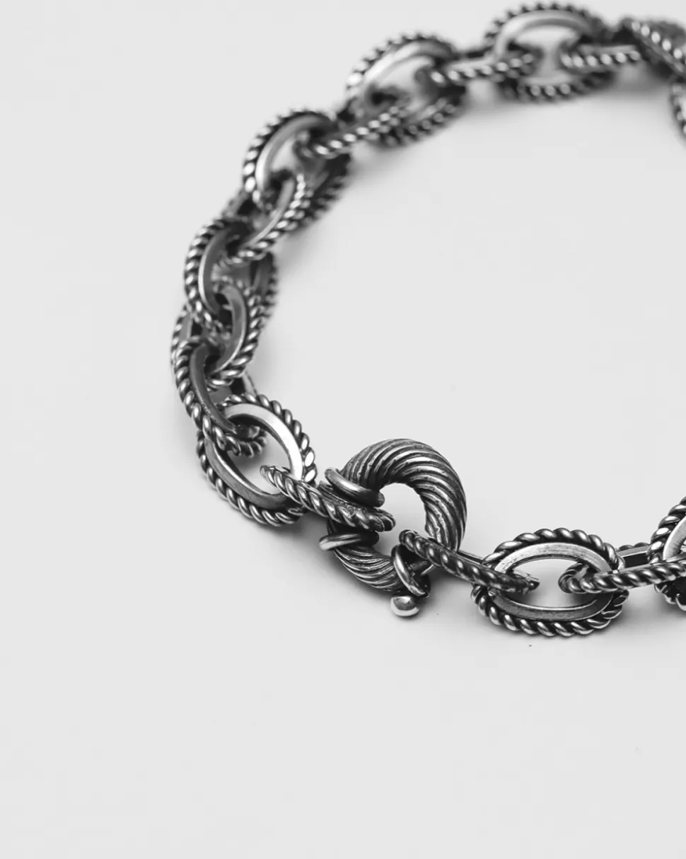BRACCIALE A CATENA CON DECORO CORDA
