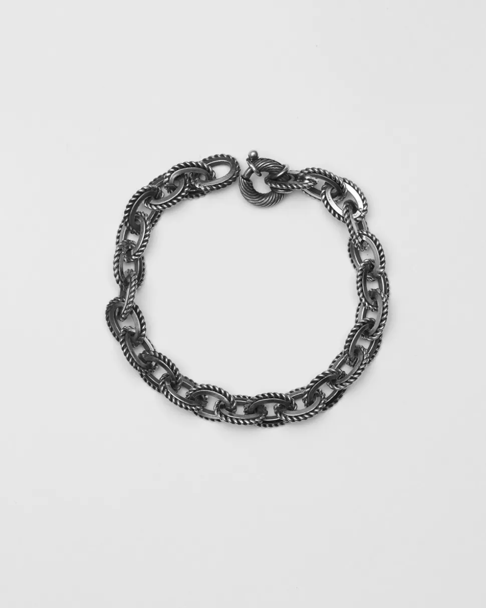 BRACCIALE A CATENA CON DECORO CORDA