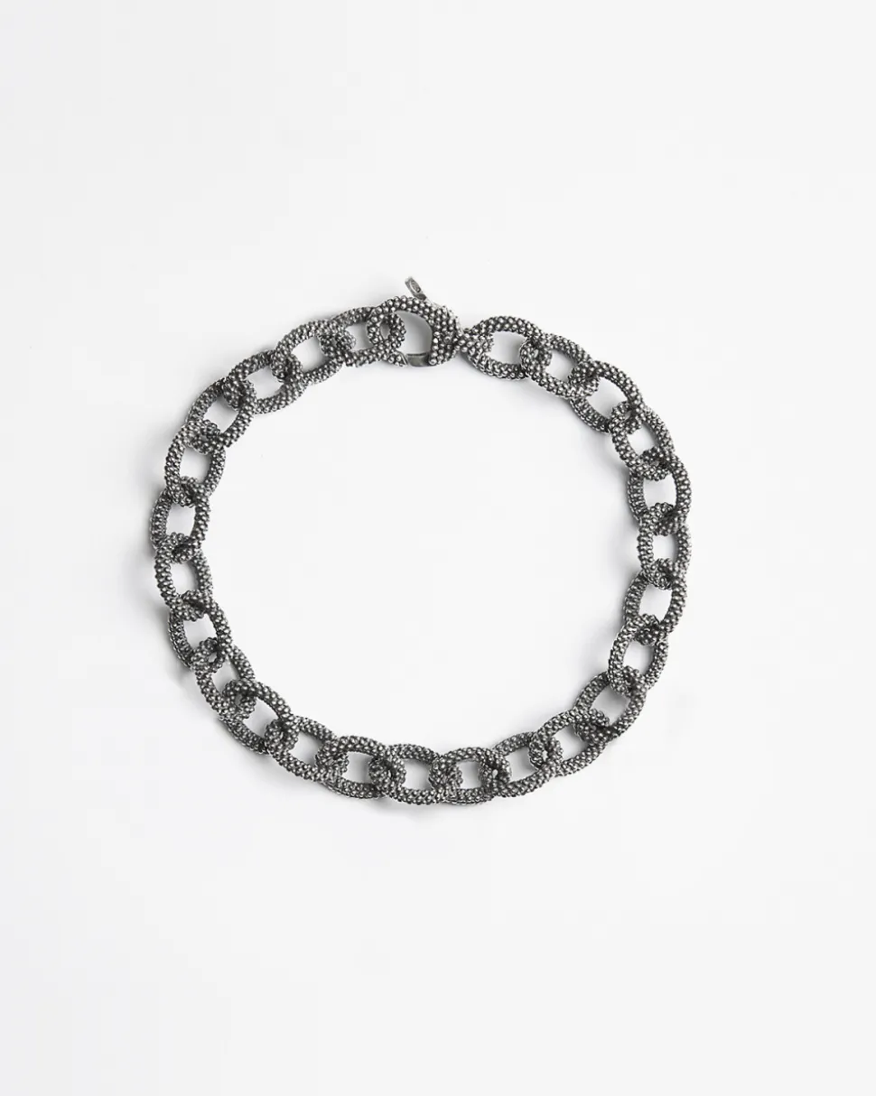BRACCIALE CATENA PUNTINATA