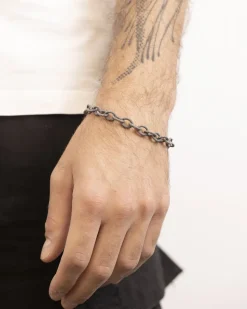 BRACCIALE CATENA PUNTINATA