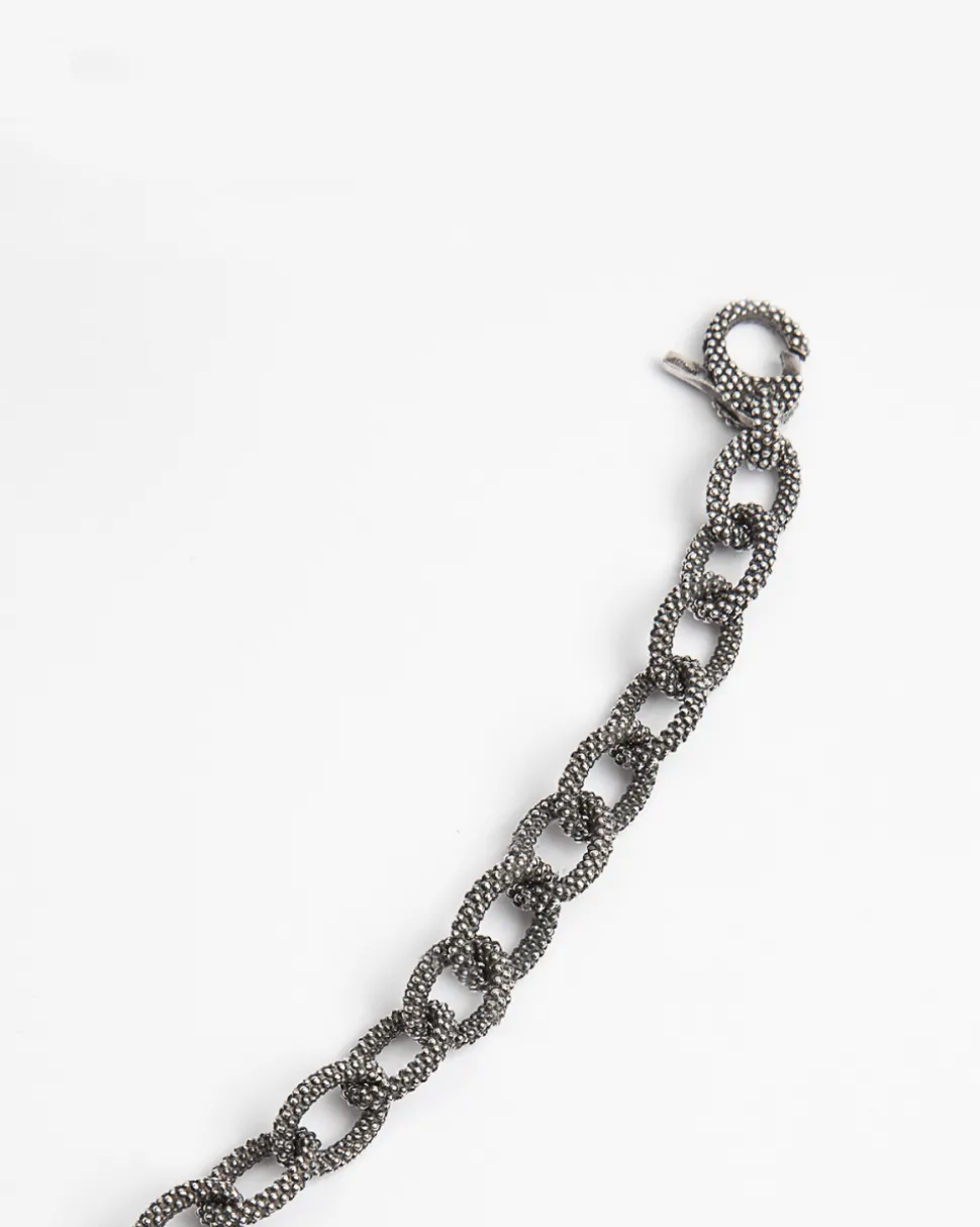 BRACCIALE CATENA PUNTINATA