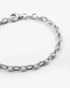 BRACCIALE CATENA SEA DROPS CON BRILLANTI