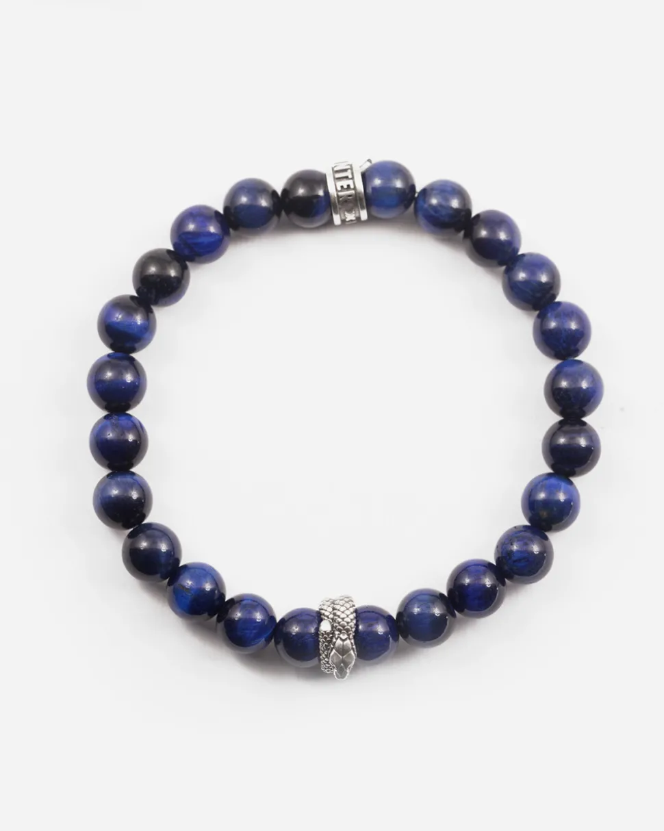 BRACCIALE CON PIETRE INTER X NOVE25