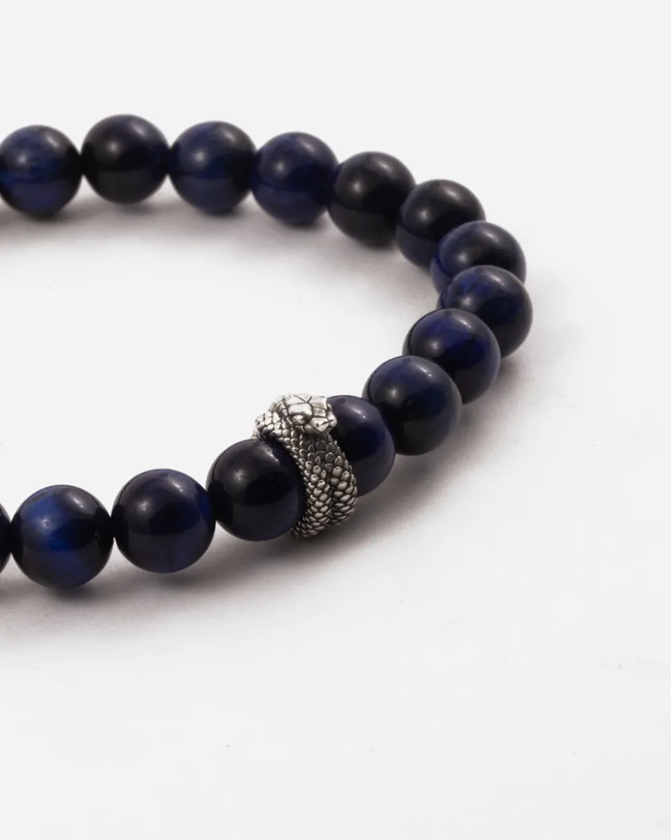 BRACCIALE CON PIETRE INTER X NOVE25