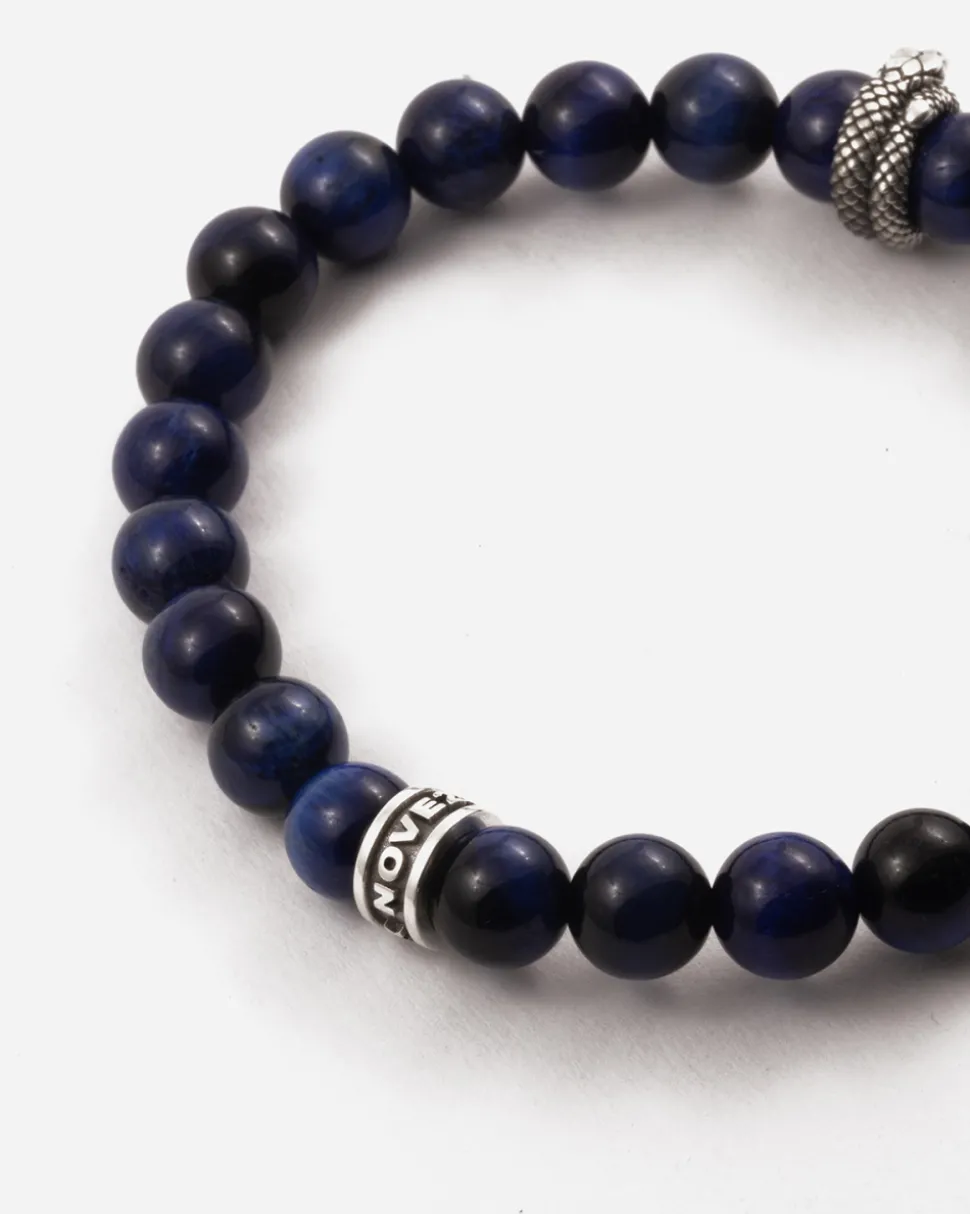 BRACCIALE CON PIETRE INTER X NOVE25