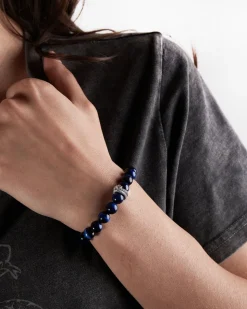 BRACCIALE CON PIETRE INTER X NOVE25