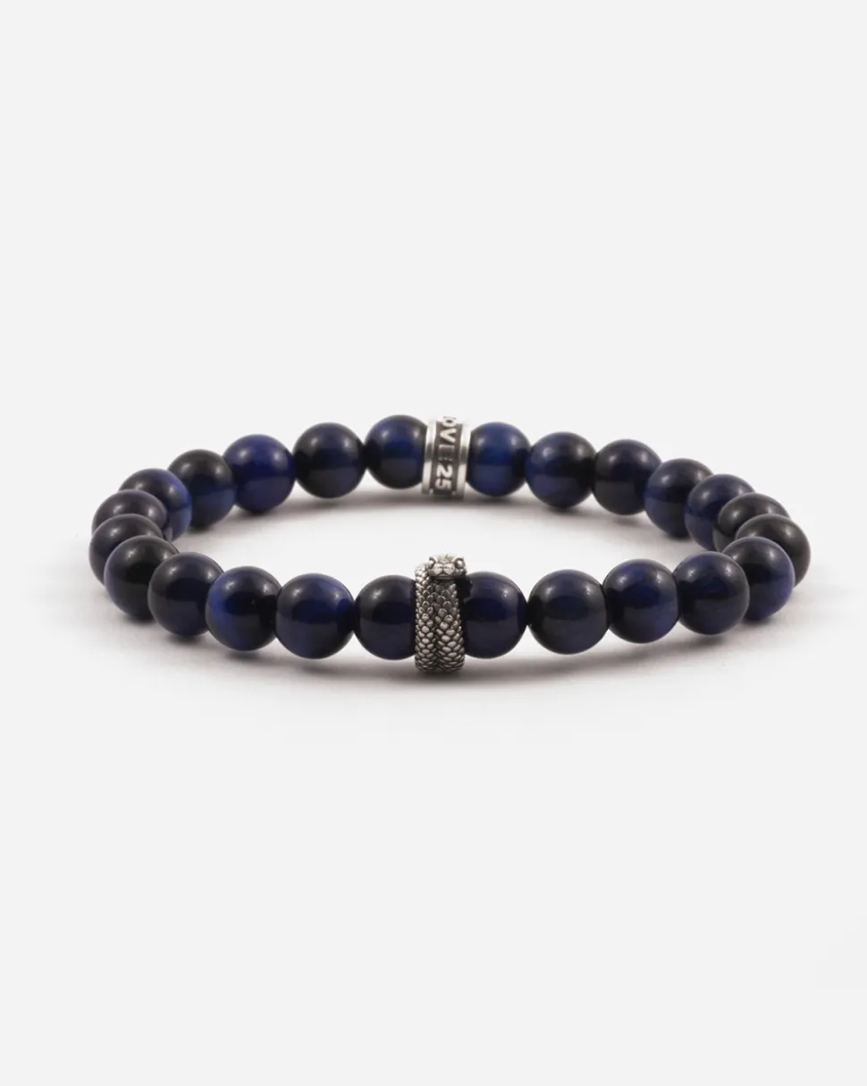 BRACCIALE CON PIETRE INTER X NOVE25