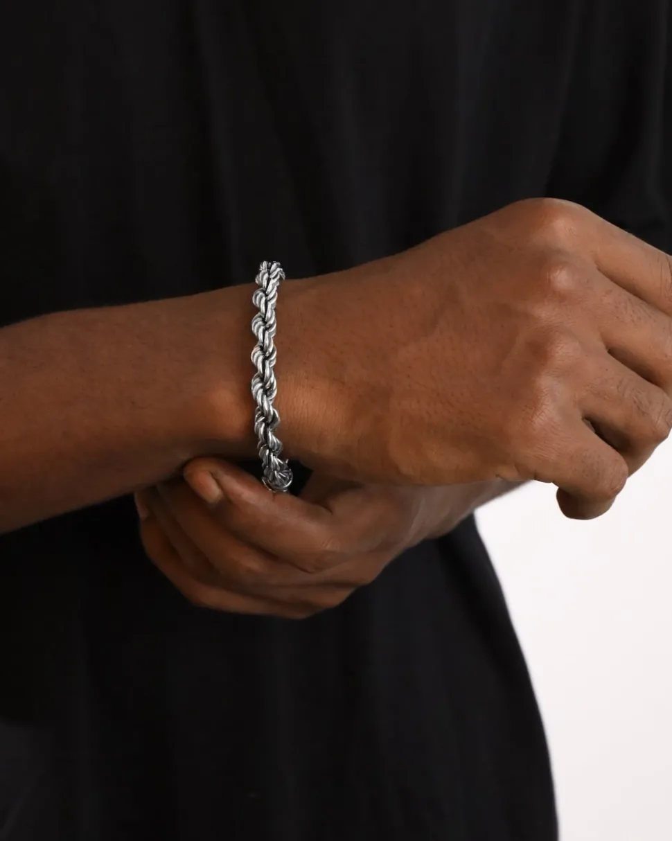 BRACCIALE CORDA LIGHT 150 IN ARGENTO