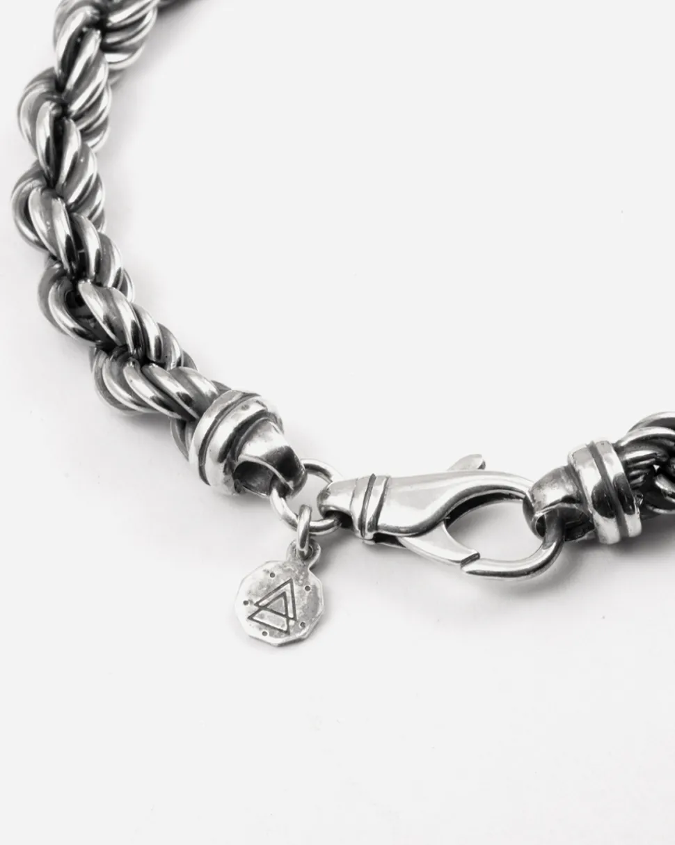 BRACCIALE CORDA LIGHT 150 IN ARGENTO