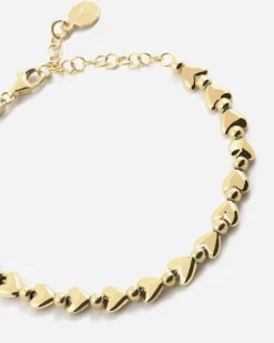 BRACCIALE CUORI GOLDEN MATCHY PLACCATO ORO