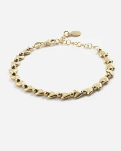 BRACCIALE CUORI GOLDEN MATCHY PLACCATO ORO