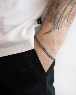 BRACCIALE DUE FILI GRUMETTA E CODA DI VOLPE
