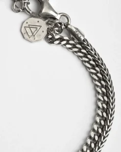 BRACCIALE DUE FILI GRUMETTA E CODA DI VOLPE